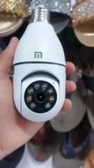 v380 bulb camera installed on shopreview | v380 the best mobail wifi