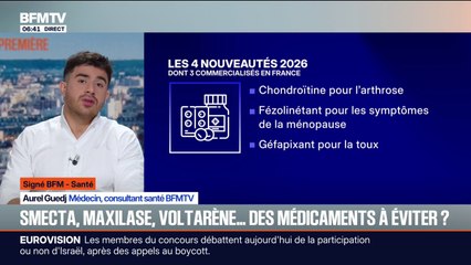 Santé: Smecta, Maxilase, Voltarène, des médicaments à éviter ?