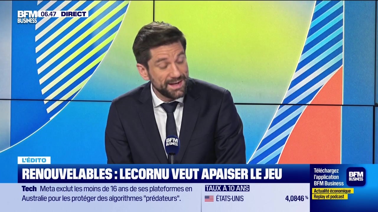 L’Edito de Raphaël Legendre : Renouvelables, Lecornu veut apaiser le jeu - 04/12