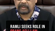As the only Orang Asli MP, Ramli wants a say in Aboriginal Peoples Act amendments