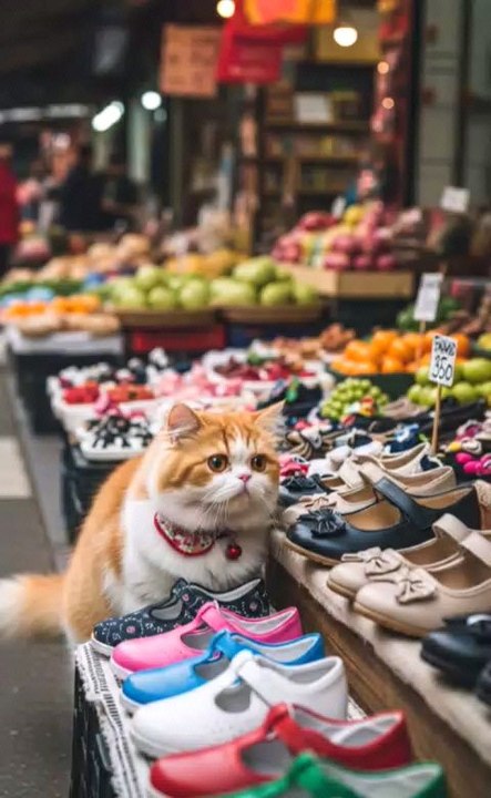 meow world cute Cat see the shopkeeper 😻😍🥳