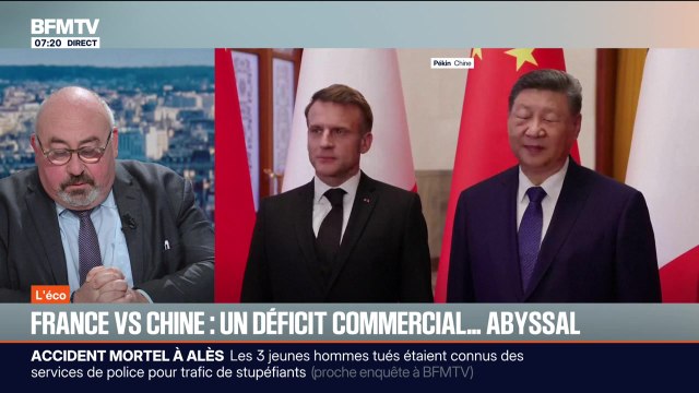 BFM éco : France vs Chine, un déficit commercial... abyssal - 04/12