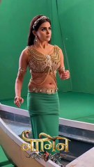 Exclusive__ First BTS of Priyanka in New Naagin Costume 😍🔥🐍 Excited to see the New Look____Naagin 7 Starts from 27th December 🔥🐍___Naagin7 _N
