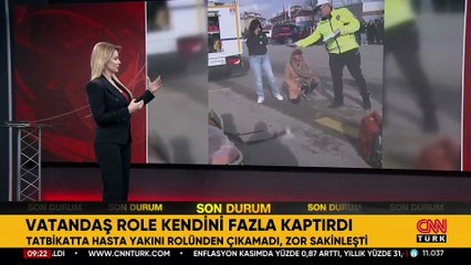 Senaryo gerçek sandı, rolüne fazlasıyla inandı! Tatbikatta vatandaş güçlükle kontrol altına alındı
