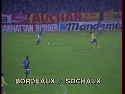 BORDEAUX - SOCHAUX - 1983 - SAISON 1983/1984-