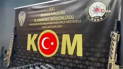 Bursa’da kaçak silah operasyonu: 118 ruhsatsız tüfek ele geçirildi