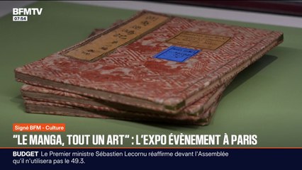 SIGNÉ BFM - "Manga, tout un art": la bande dessinée japonaise mise à l'honneur au musée Guimet de Paris