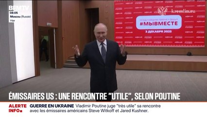 Plan de paix en Ukraine: Vladimir Poutine juge "très utile" sa rencontre avec l'émissaire américain Steve Witkoff