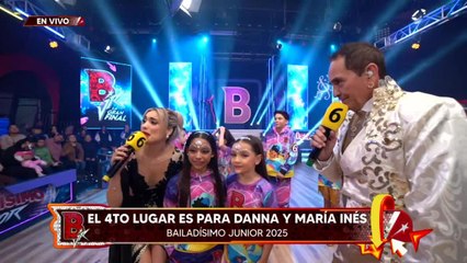 Danna y María el 4to lugar de &#039;Bailadísimo Junior&#039;