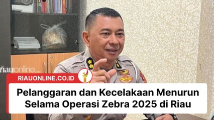 Pelanggaran dan Kecelakaan Menurun Selama Operasi Zebra 2025 di Riau