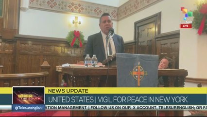 United States: Interfaith and community leaders held a vigil in New York for peace and dialogue for Venezuela