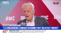 Patrick Martin, président du Medef, estime que la concurrence chinoise 