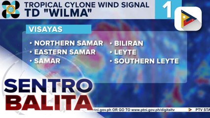 Signal No. 1, nakataas sa ilang bahagi ng Visayas at Mindanao dahil sa Bagyong #WilmaPH; bagyo, posibleng mag-landfall sa Eastern Visayas o Caraga