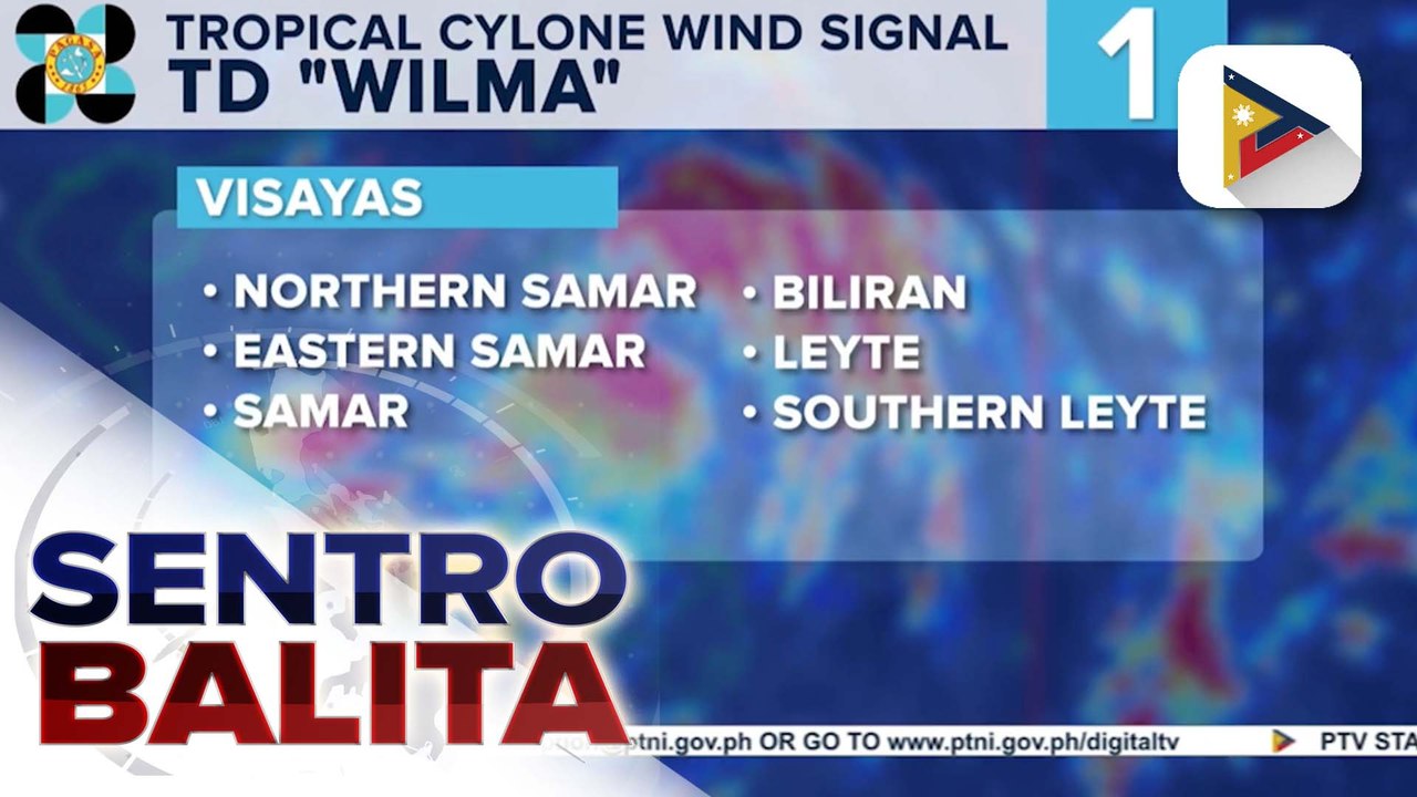 Signal No. 1, nakataas sa ilang bahagi ng Visayas at Mindanao dahil sa Bagyong #WilmaPH; bagyo, posibleng mag-landfall sa Eastern Visayas o Caraga
