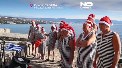 À Opatija, en Croatie, la baignade en eau froide s’impose comme tradition de bien-être hivernale