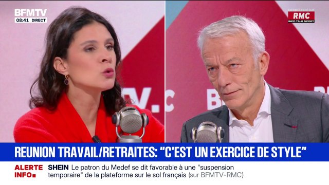 Patrick Martin, président du Medef: Il va falloir retravailler le sujet des retraites (...) mais le vrai sujet de la France, c'est de préserver l'emploi et le pouvoir d'achat