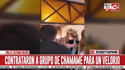 Velatorio a puro Chamamé: cumplieron su último deseo y contrataron grupo para que toque en vivo