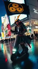 SAMURAI SHOCK: Warlord Nobunaga on an Electric Scooter in Modern Tokyo!