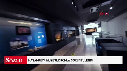 Hasankeyf Müzesi, dronla görüntülendi