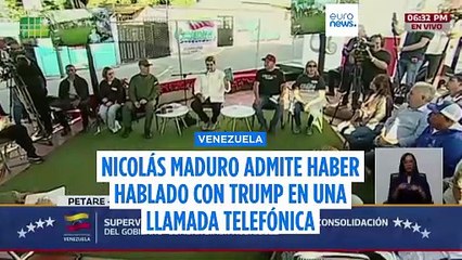 Maduro pidió la amnistía a Trump a cambio de su salida de Venezuela: así fue la llamada entre ambos