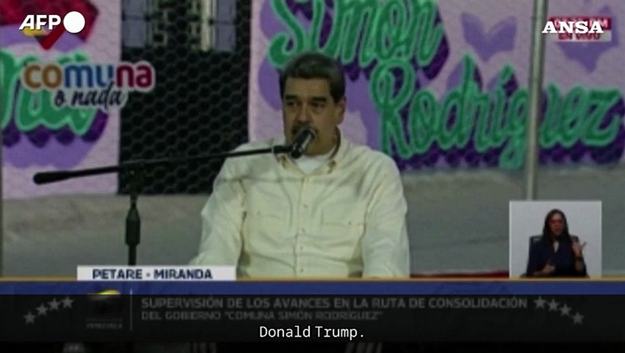 Maduro: "Con Trump telefonata rispettosa e cordiale"