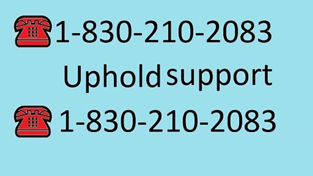 ☏ [{Help Now}] ☏ Uphold Support Contact Number