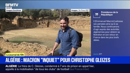 Condamnation de Christophe Gleizes: Emmanuel Macron se dit "inquiet"