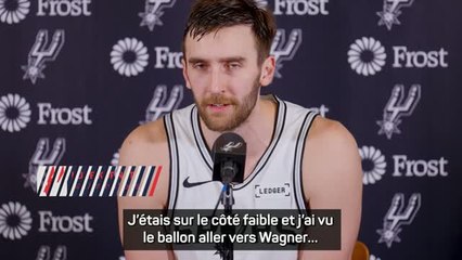 Spurs - Luke Kornet revient sur son contre décisif contre Orlando
