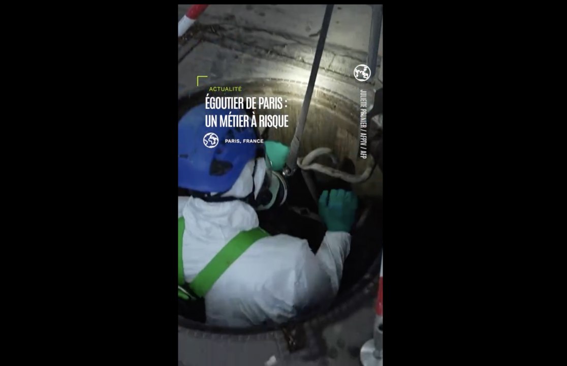 Les égoutiers de Paris, travailleurs "de l'ombre" essentiels à la ville