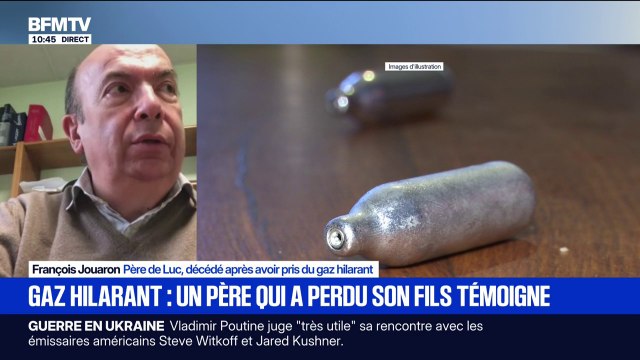 Une seule fois suffit : François Jouaron, père de Luc, décédé après avoir pris du protoxyde d'azote, témoigne