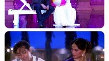 Watching Salman Khan and Madhuri Dixit recreate that iconic moment feels like stepping right back into a ’90s dream✨  #glamsham #salmankhan #madhuridixit #humaapkehainkaun #purenostalgia   {glamsham, salman khan, madhuri dixit, hum aapke hain kaun, pure n