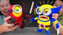 😂💥 Deadpool vs. Wolverine… as Minions? Who Wins This Craft Battle?