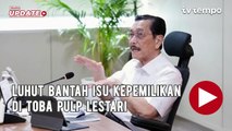 Luhut Bantah Isu Kepemilikan di Toba Pulp Lestari