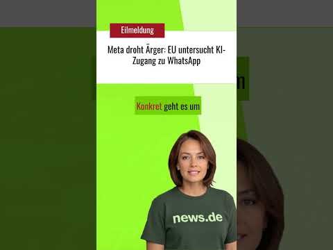 Meta droht Ärger: EU untersucht KI-Zugang zu WhatsApp
