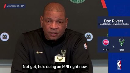 Rivers provides update after injury forces Giannis off