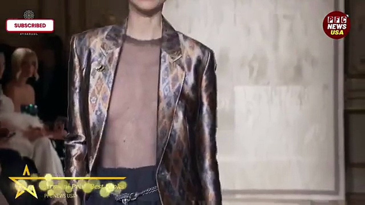 The best Fashion show _ Armani Privé's Fall AHF Collection_ Best Looks from Paris Fashion Week