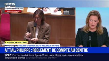 Budget: "Au moment où je vous parle, nous n'avons pas encore abordé en seconde lecture la discussion des sujets majeurs", indique Olivia Grégoire, députée "Ensemble" de Paris