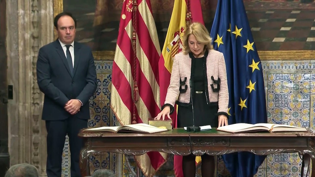 Así ha sido la toma de posesión de los consellers de Pérez Llorca