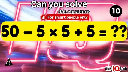 Can you solve this equation? (P.10) 🔢