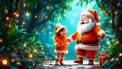 Santa Aur Baby Girl Ka Jungle Christmas Dance