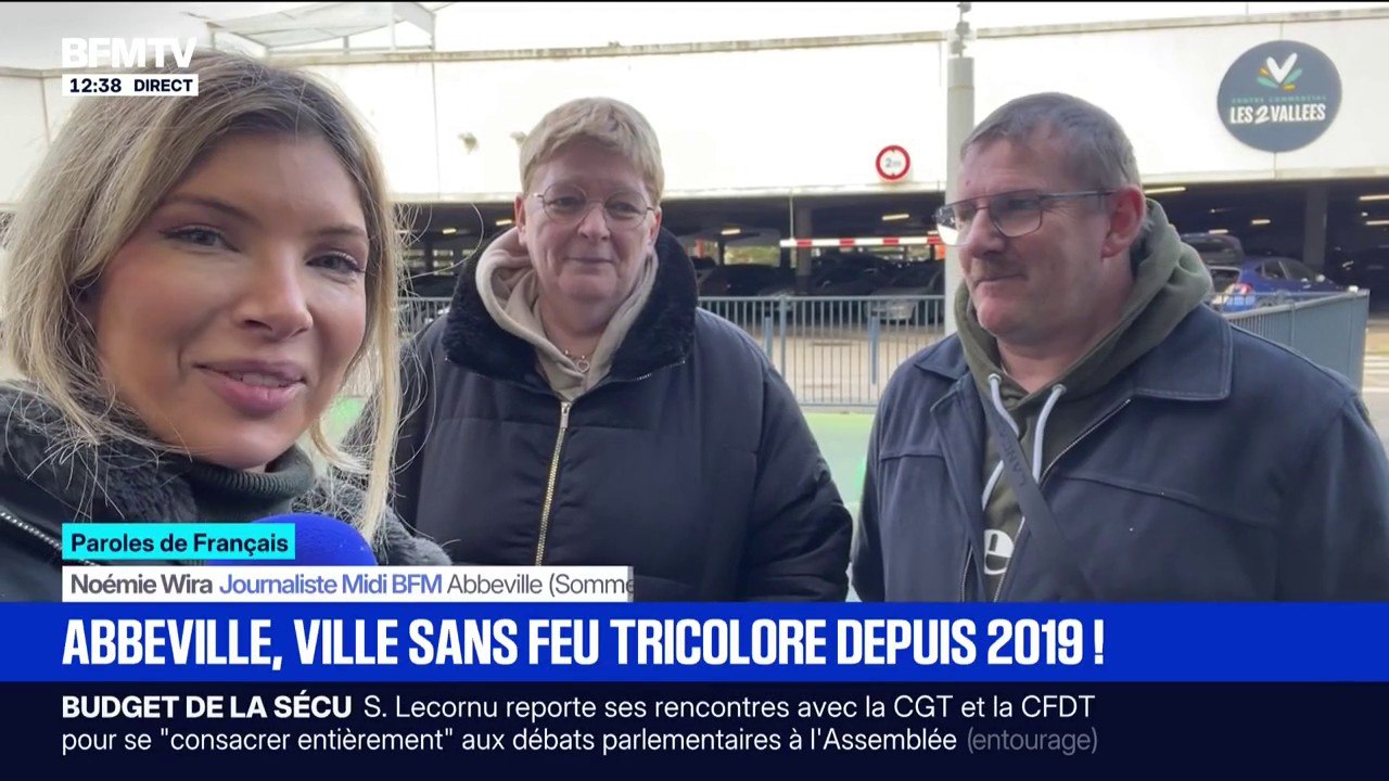 "Ça m'a choqué (...) je fais très attention en traversant": la ville d'Abbeville, dans la Somme, ne possède plus de feux tricolores depuis 2019
