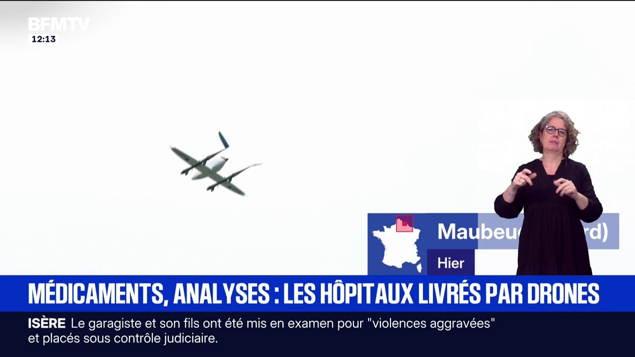 Des prélèvements envoyés par drone entre les hôpitaux de Maubeuge et Valenciennes