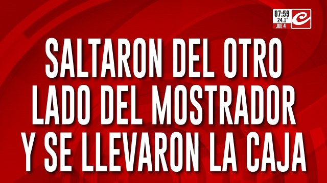 Delincuentes protagonizaron violento asalto a clientes y empleados de una heladería