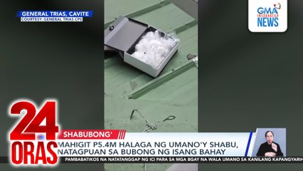 Mahigit P5.4-M halaga ng umano’y shabu, natagpuan sa bubong ng isang bahay | 24 Oras