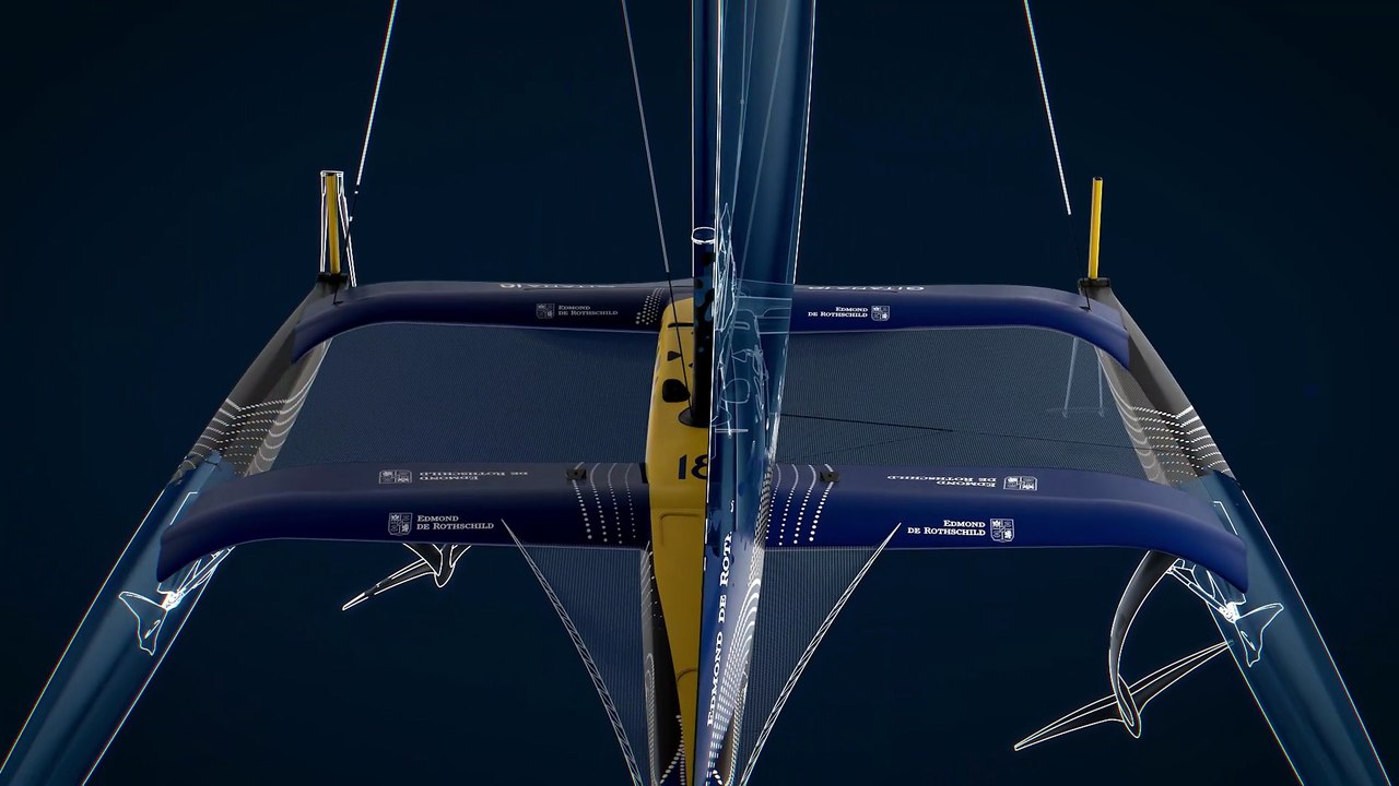 Charles Caudrelier présente « Gitana 18 » - Voile