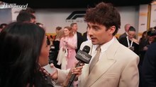 Charles Leclerc Talks Watching Brad Pitt & Damson Idris Film 'F1' While Racing | THR Video