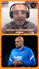 Las quejas de Flick a uno de sus asistentes para que sea más tranquilo