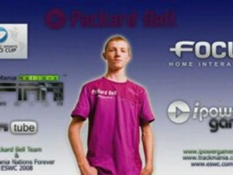 Trackmania Nations Forever ESWC 2008 & Packard Bell Team