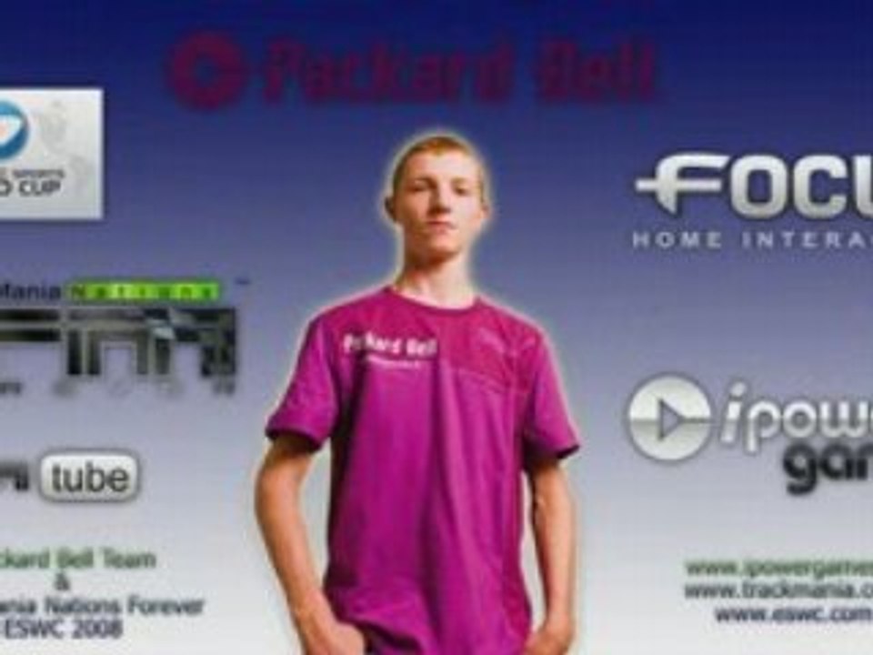 Trackmania Nations Forever ESWC 2008 & Packard Bell Team