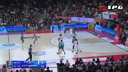Olivier Nkamhoua Highlights 16 Pts, 2 Blk vs Pallacanestro Cantu